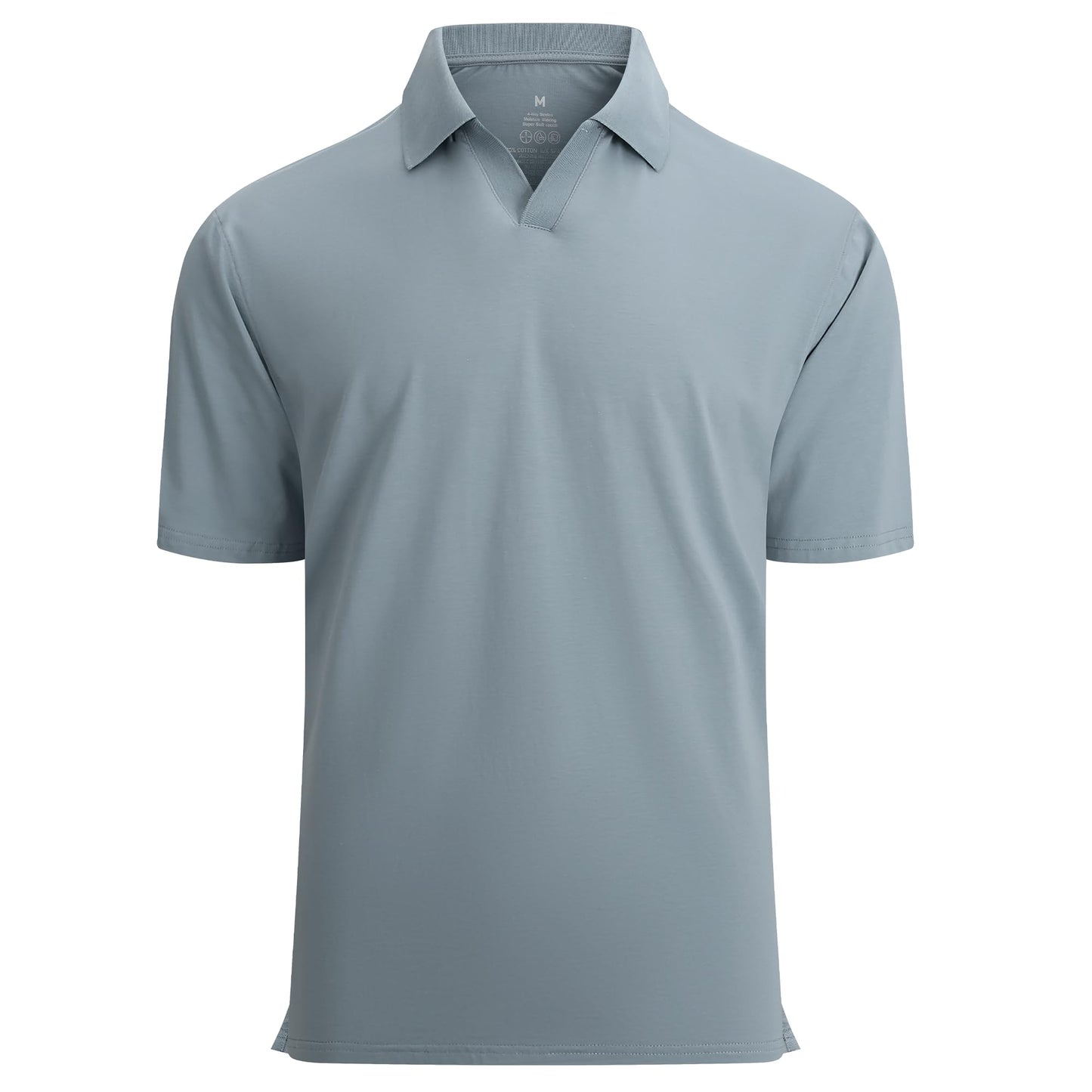 HOTEsabel.C Jacquard Golf Shirts for Men Dry Fit Short Sleeve Collared Polo | Moisture Wicking, Athletic Fit, 4-Way Stretch for Comfort, Wrinkle Free, Lightweight, Ideal for Golf, Casual & Work Wear