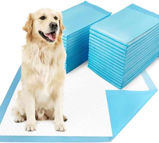 HOTDogcator Dog Pee Pads Extra Large 30"x36", 30 Count Super Absorbent Pee Pads for Dogs, Disposable Urine Bed Pads for Doggie, Thicken XXL Puppy Pads, Piddle Pads X-Large for Indoor, Outdoor Use
