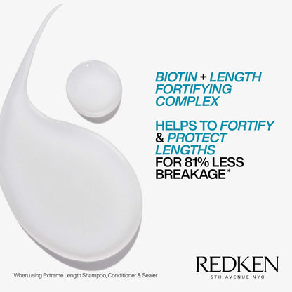 HOTRedken Extreme Length Biotin Conditioner For Longer Hair – Promotes Healthy Hair Growth, Strengthens & Detangles Damaged Hair, Infused With Biotin & Castor Oil