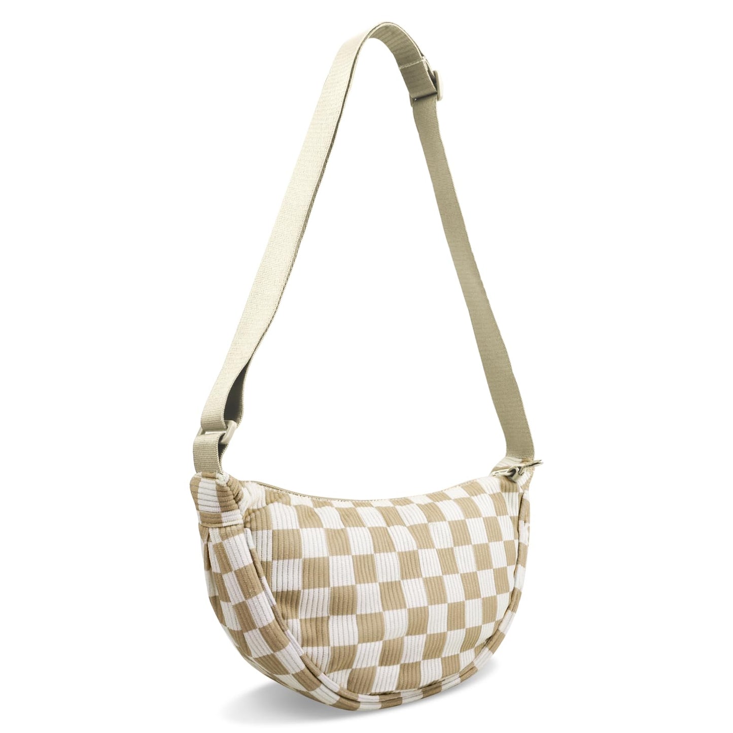 HOTNylon Crescent Crossbody Bag for Women Purses Trendy Men,Small Travel Sling Bag Hobo