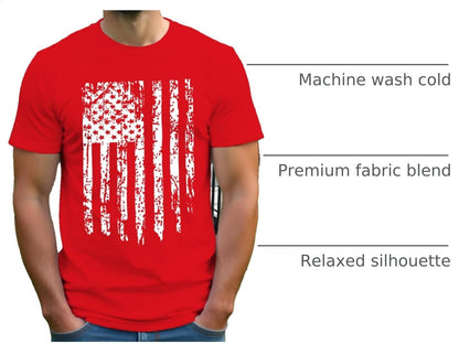 HOTMens Air Force Patriotic Shirts American Flag T-Shirt 4th of July Short Sleeve USA Memorial Day Tee Tops