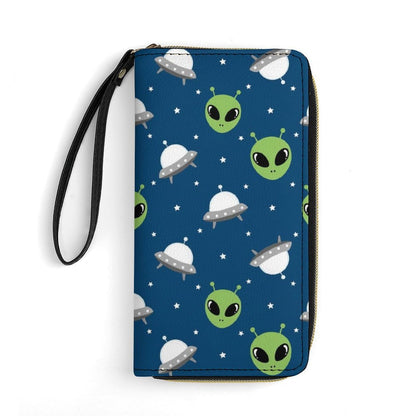 HOTCute Multi-layer Airplane Leather Wallet for Womens Birthday, High Capacity, Ideal Gift