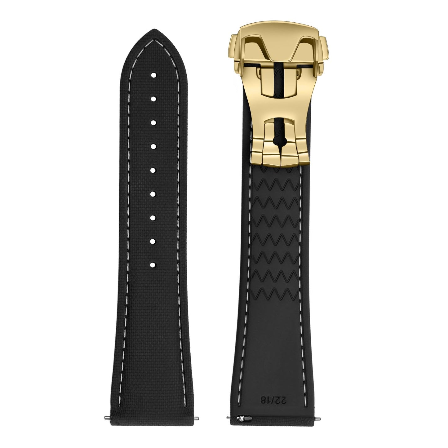 HOTWatch Strap Watch Band 20mm 22mm Man Waterproof Quick Release Bands Sport Replacement Strap Soft FKM Rubber Watchband
