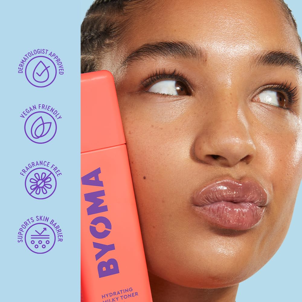 HOTBYOMA Hydrating Milky Toner - Dewy, Ultra Hydrating Toner for Face - Soothes Skin, Locks in Moisture, Reduces Redness - Barrier Repair - 5.07 fl oz