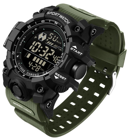 HOTFANMIS Mens Military Multifunction Digital LED Watch Electronic Waterproof Alarm Quartz Sports Watch