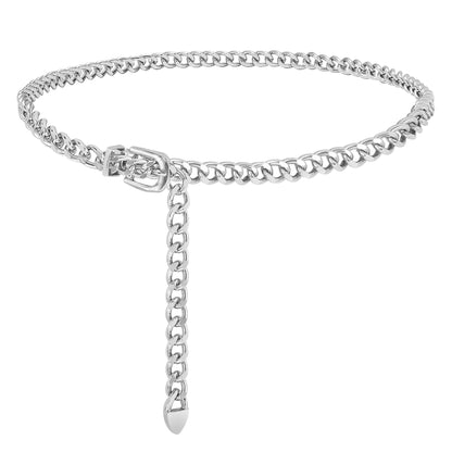 HOTWHIPPY Waist Chain Belt Women Ladies Adjustable Body Waist Link Belts for Jeans Dresses