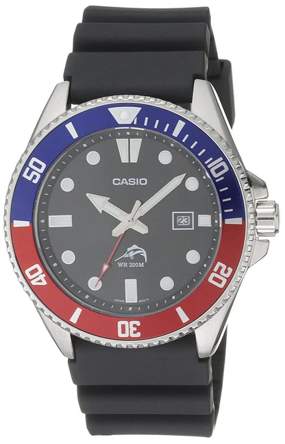 HOTCasio MDV106 Series | Unisex Analog Watch | 200M WR | Stainless Steel Case | Resin Band | 2 Hand Analog (HR, Min, SEC) | Date Display | Screw Down Crown/Screw Down Caseback | 3 Year Battery
