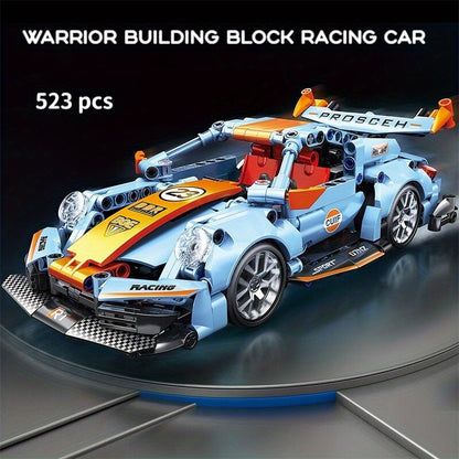 Super Racing City Speed Car Building Blocks Toy for Boys - Festive Gift Idea