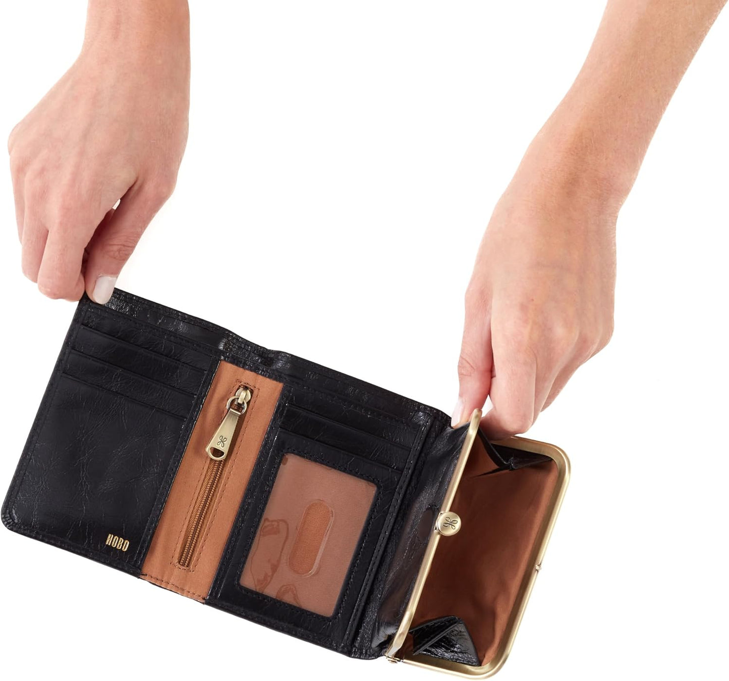 HOTHOBO Robin Women Wallet Trifold Black