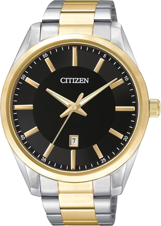 HOTCitizen Quartz Mens Watch, Stainless Steel, Classic