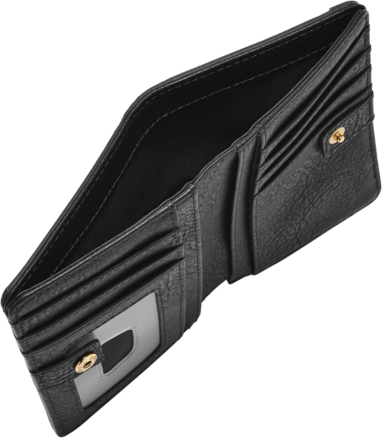 HOTFossil Women's Liza Leather Wallet Multifunction, Black (Model: SL7986G001)