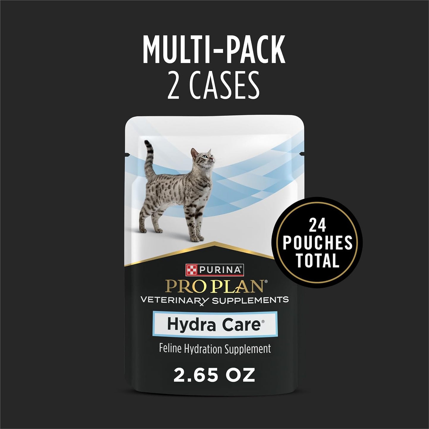 HOTPro Plan Veterinary Supplements Hydra Care Cat Hydration Supplement, Nutrient-Enriched Water for Cat Health