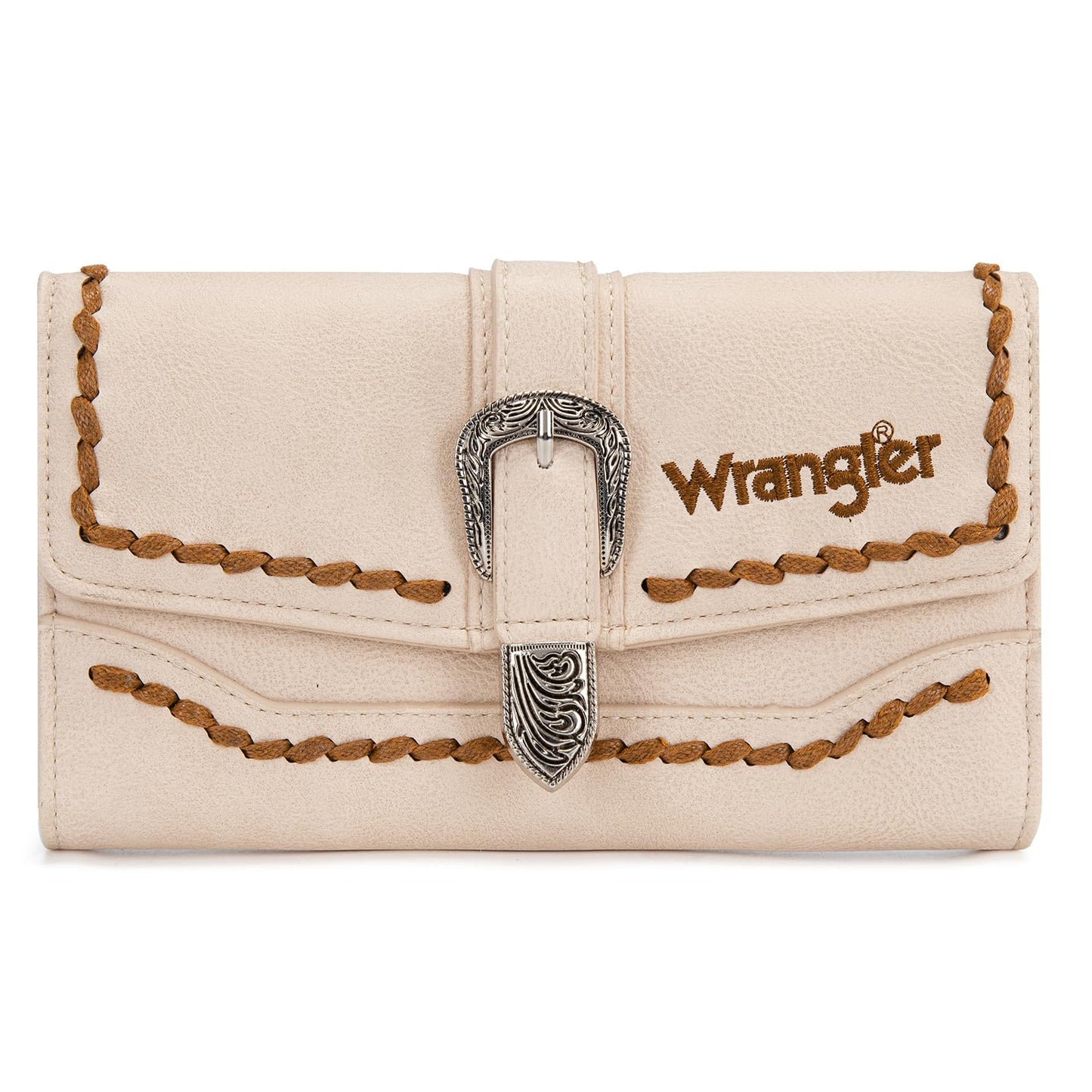HOTMontana West Wrangler Wallets for Women Western Buckle RFID Blocking Wallet Credit Card Holder