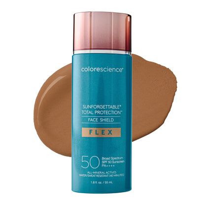 HOTColorescience FLEX Tinted Mineral Sunscreen SPF, Tone-Adapting Buildable Coverage with Zinc Oxide