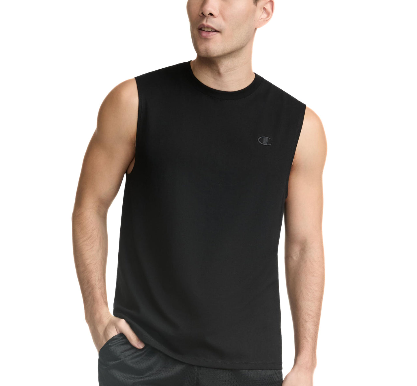 HOTChampion Men's Muscle Tank, Classic Graphic Muscle Tee, Sleeveless T-shirt for Men (Reg. Or Big & Tall)