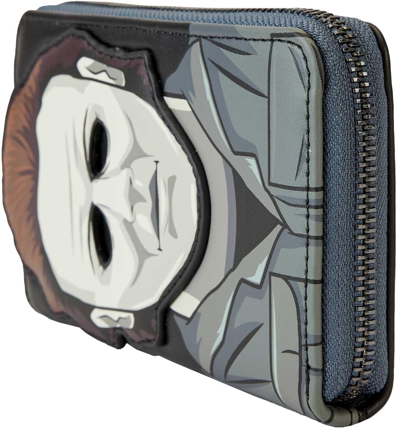 HOTHalloween Michael Myers Mask Cosplay Zip-Around Wallet