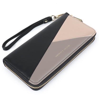 HOTLuxury Women Wallet With Cell Phone Pouch,Card Slots,Zip Pocket | Green Elegant Clutch Ladies Wallets,Soft PU Leather,Waterproof,Cards Organization For Women,Ladies,Daily,Travel