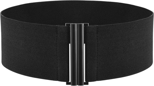HOTTOURZOO Elastic Belt for Women Wide Waist Corset Belt Cinch Belt Vintage Stretchy Waistband for Dresses