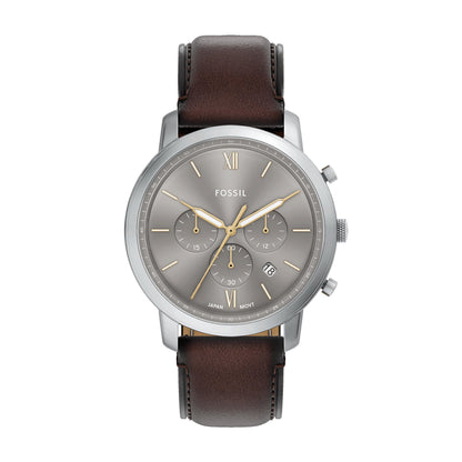 HOTFossil Men's Watch, Neutra Quartz Stainless Steel Chronograph Watch for Men