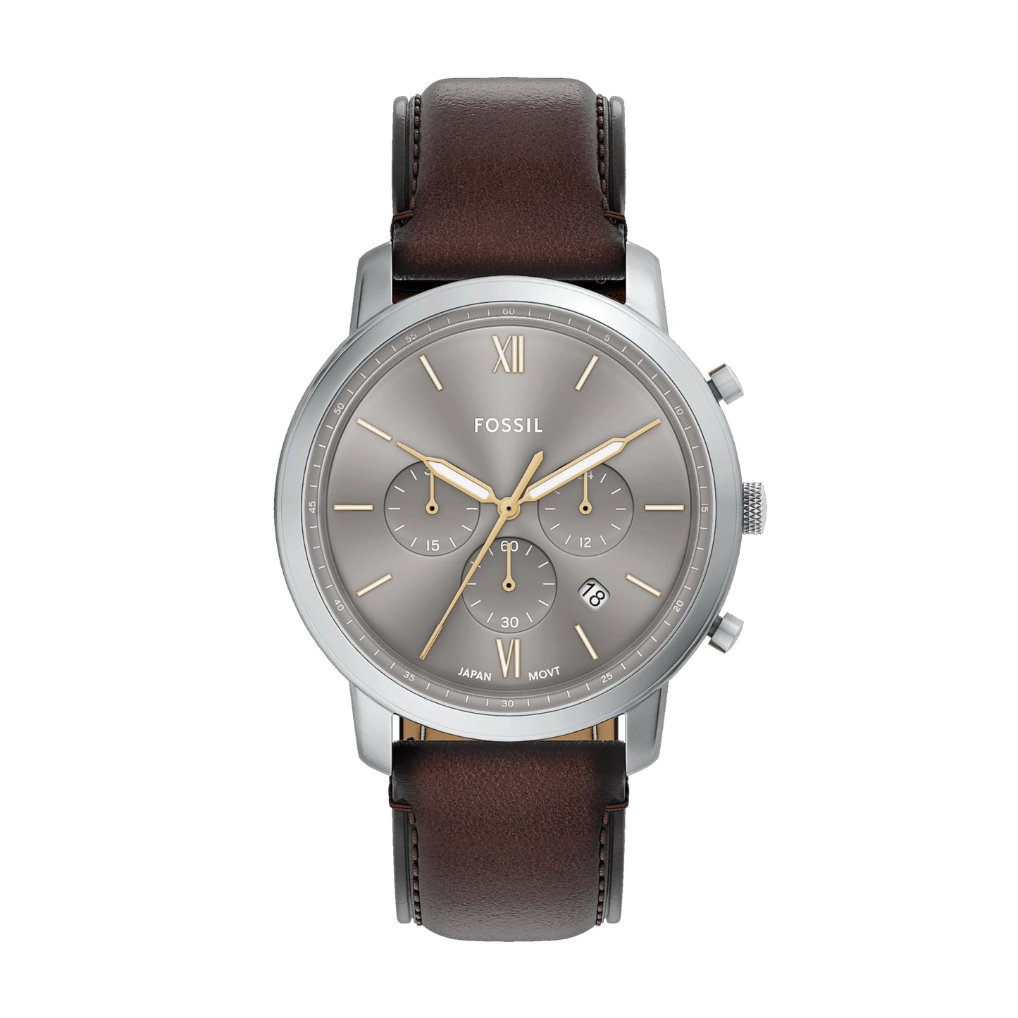 HOTFossil Men's Watch, Neutra Quartz Stainless Steel Chronograph Watch for Men