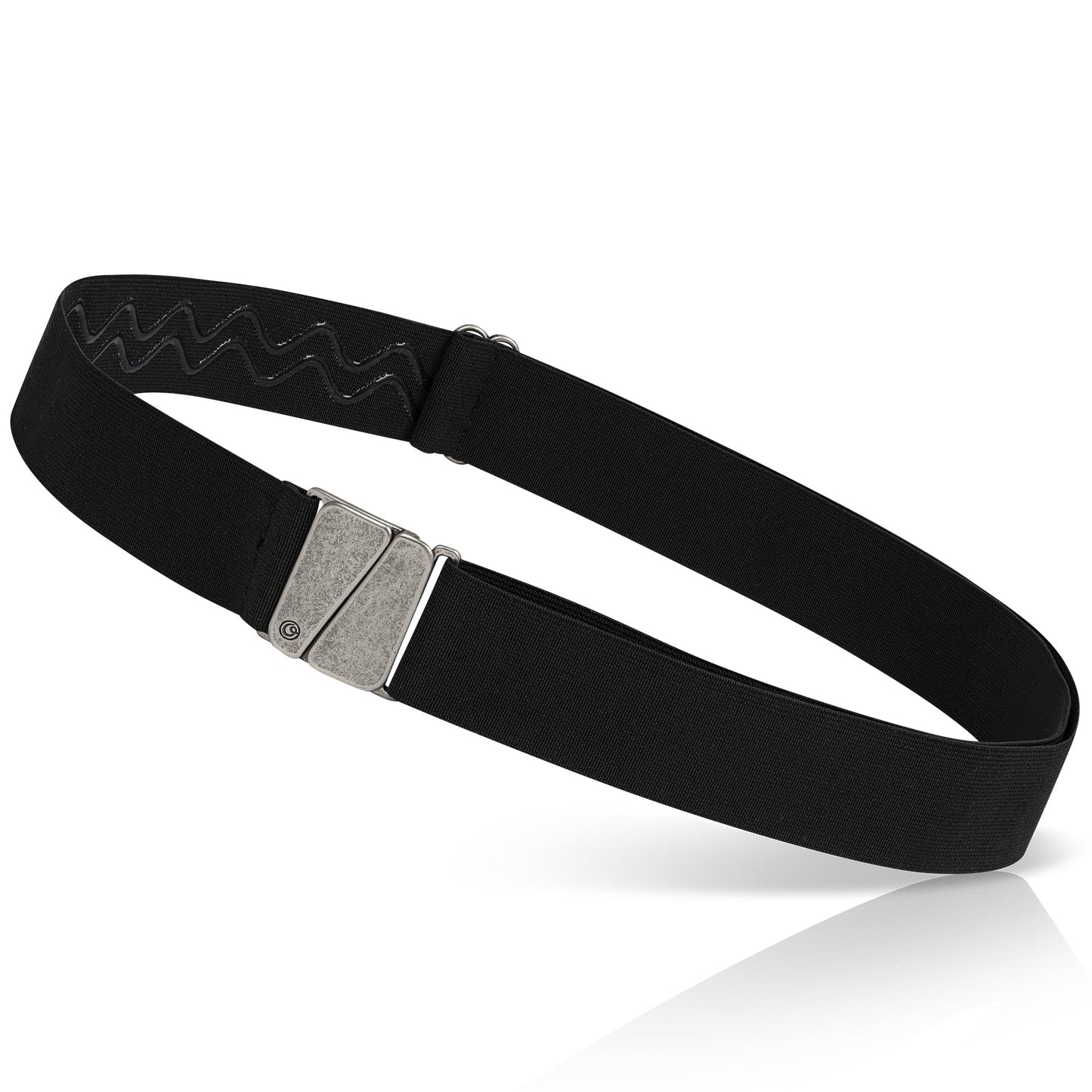HOTONE-BELT No Show Invisible Elastic Belts for Women & Men 1.30" inch adjustable Non Slip Zero Bulk. Designed in USA.