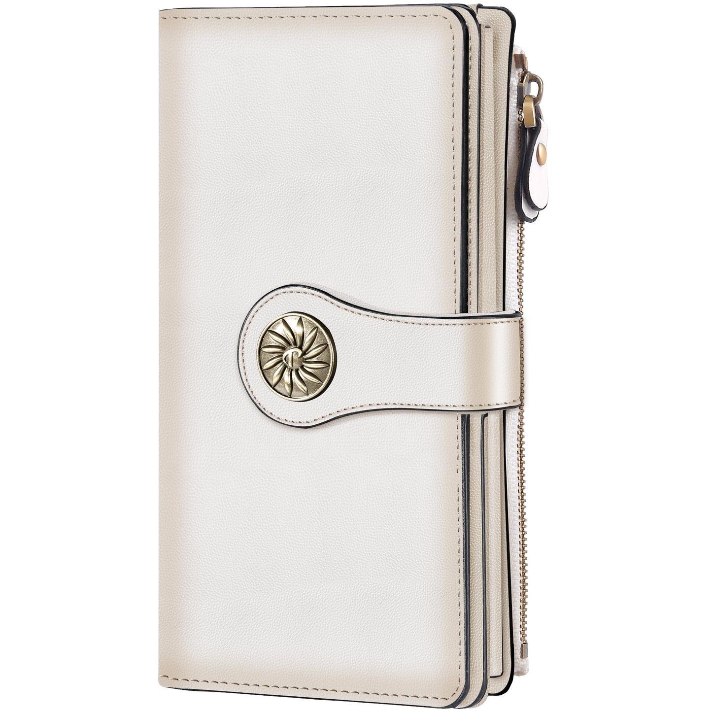 HOTTravelambo Women's Wallet RFID Blocking Trifold Clutch Large Capacity Credit Card Holder Travel Purse