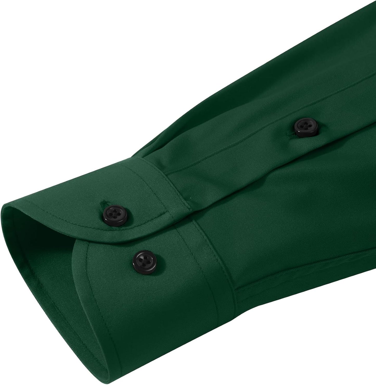 HOTMens Wrinkle Free Dress Shirts Regular Fit Business Button Down Shirt Formal Long Sleeve Wedding Stretch Shirts