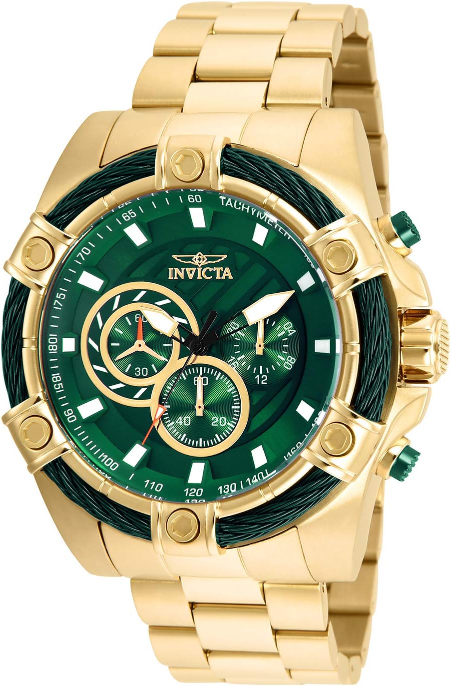 HOTInvicta Men Bolt Quartz Watch, Gold, 25517