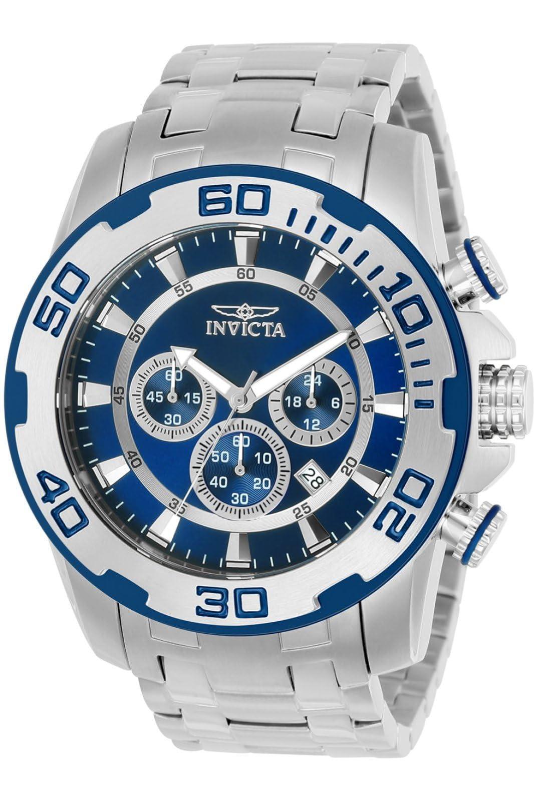 HOTInvicta Men's 22317 Pro Diver Analog Display Quartz Silver Watch