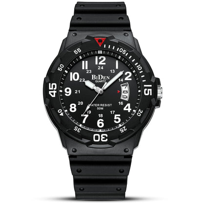 HOTLN LENQIN Mens Watches Stainless Steel Waterproof Analog Quartz Watch for Men with Date Luminous Fashion Wristwatch