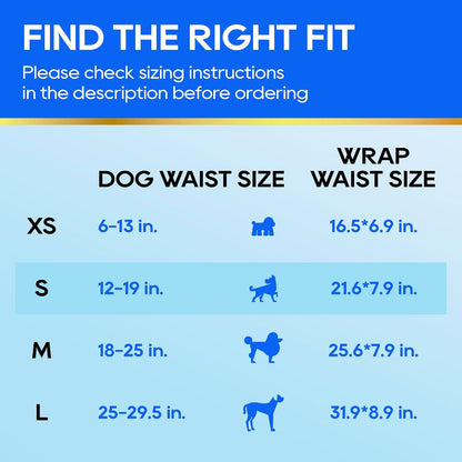 HOTHONEY CARE All-Absorb A26 Male Dog Wrap, 50 Count, Small