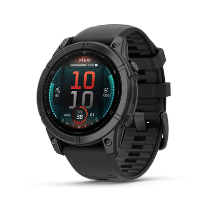 HOTGarmin fēnix® 8 – 43mm, AMOLED, Sapphire, Premium Multisport GPS Smartwatch, Long-Lasting Battery Life, Dive-Rated, Built-in LED Flashlight, Soft Gold with Dark Sandstone Band | Sapphire Lens, Soft Gold with Dark Sandstone Band, 10 Atm Dive-Rated, LED