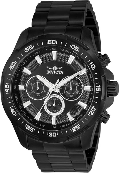 HOTInvicta Speedway Edelstahl Herren Quarzuhrwerk - 48mm