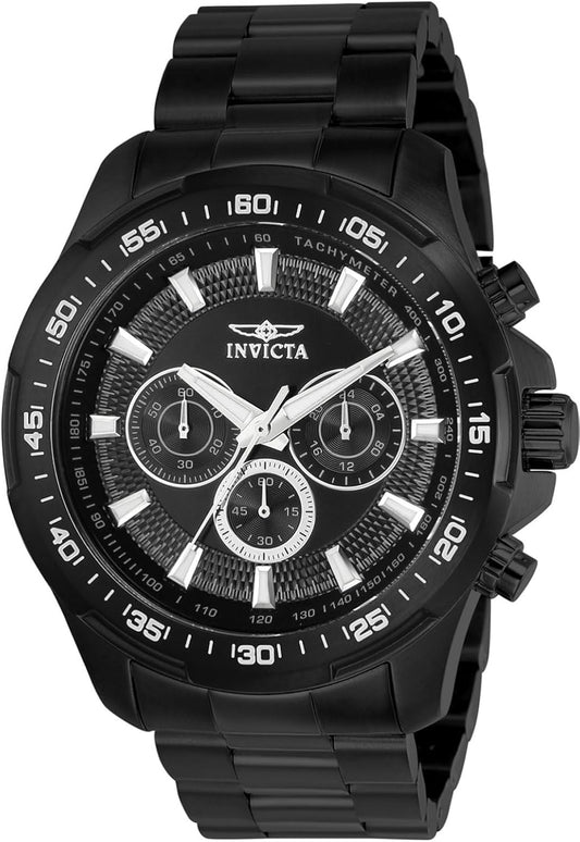 HOTInvicta Speedway Edelstahl Herren Quarzuhrwerk - 48mm