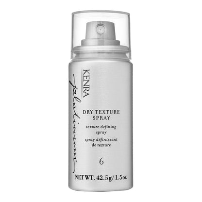 HOTKenra Platinum Dry Texture Spray 6 | Texture Defining Styler | Increases Texture & Fullness | Absorbs Oils & Impurities | Ultra-Lightweight, Non-Drying Formulation | All Hair Types