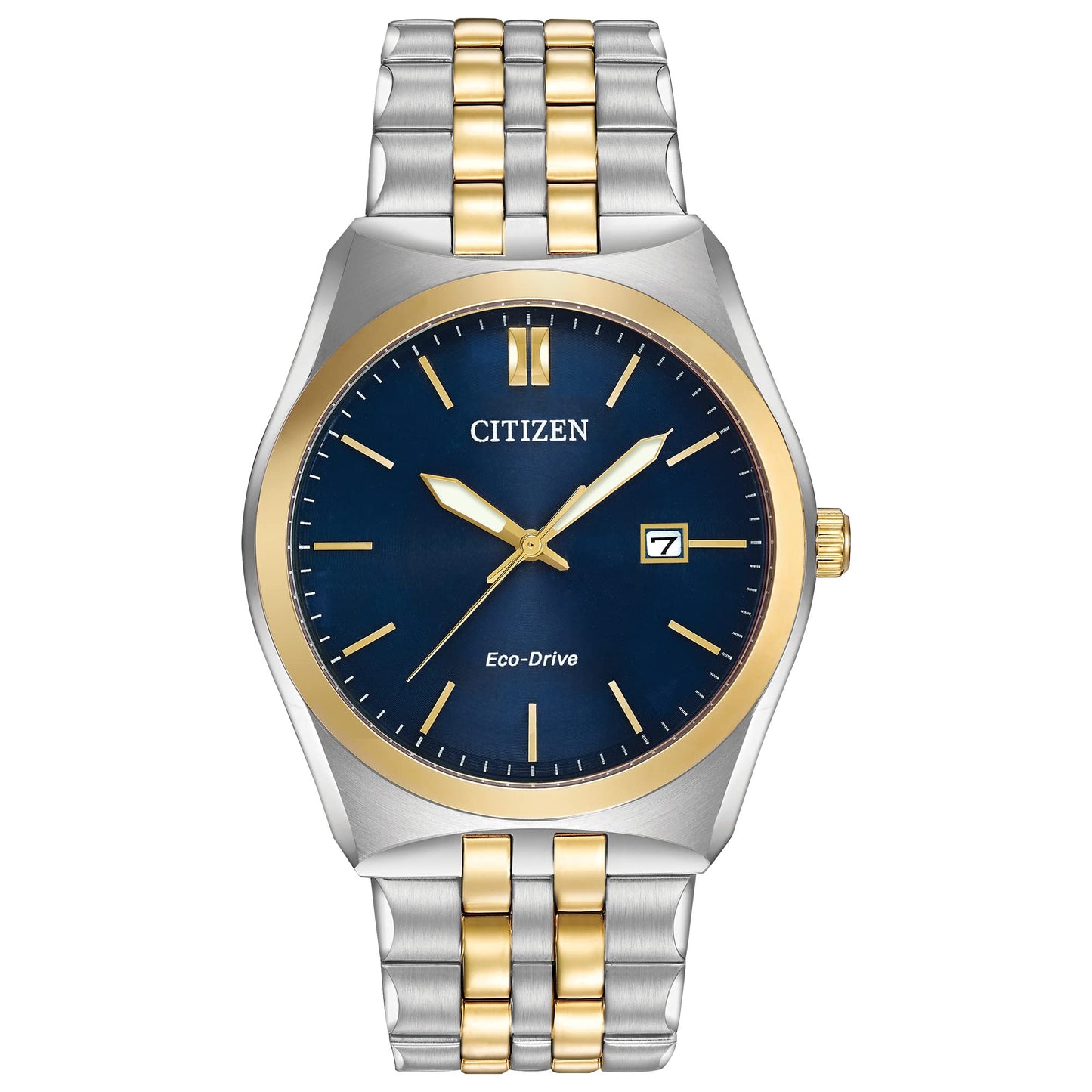 HOTCitizen Men's Classic Corso Eco-Drive Watch, 3-Hand Date, Luminous Hands and Markers
