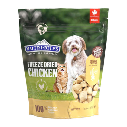 HOTNutri Bites Freeze Dried Beef Liver Dog & Cat Treats, Single Ingredient High Protein Pet Treats, 17.6 oz