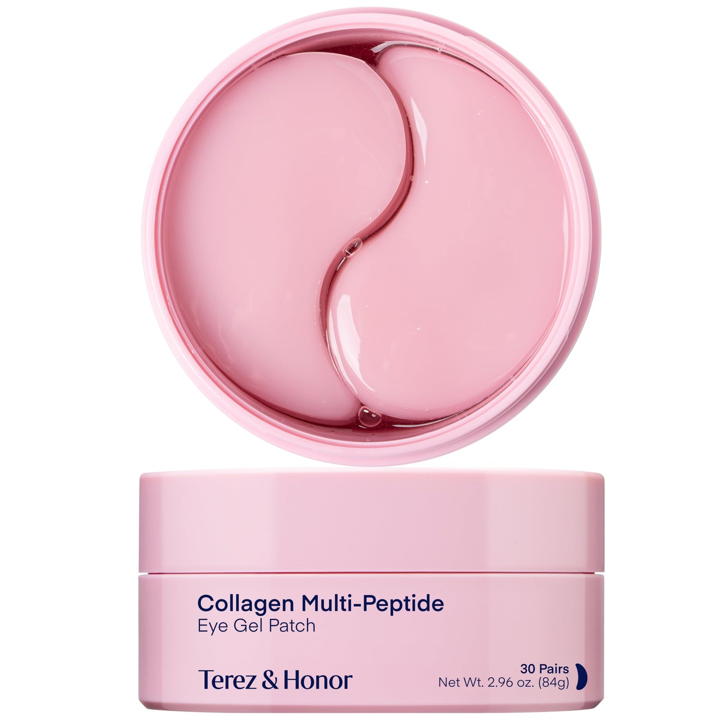 HOTTerez & Honor Under Eye Patches for Dark Circles - 60 Korean Hydrogel Masks for Puffiness, Bags, Wrinkle with Caffeine, Hyaluronic Acid, Niacinamide - Undereye Hydrating & Cooling, Vegan, No Fragrance