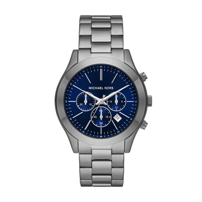 HOTMichael Kors Oversized Slim Runway Men's Watch, Stainless Steel Watch for Men
