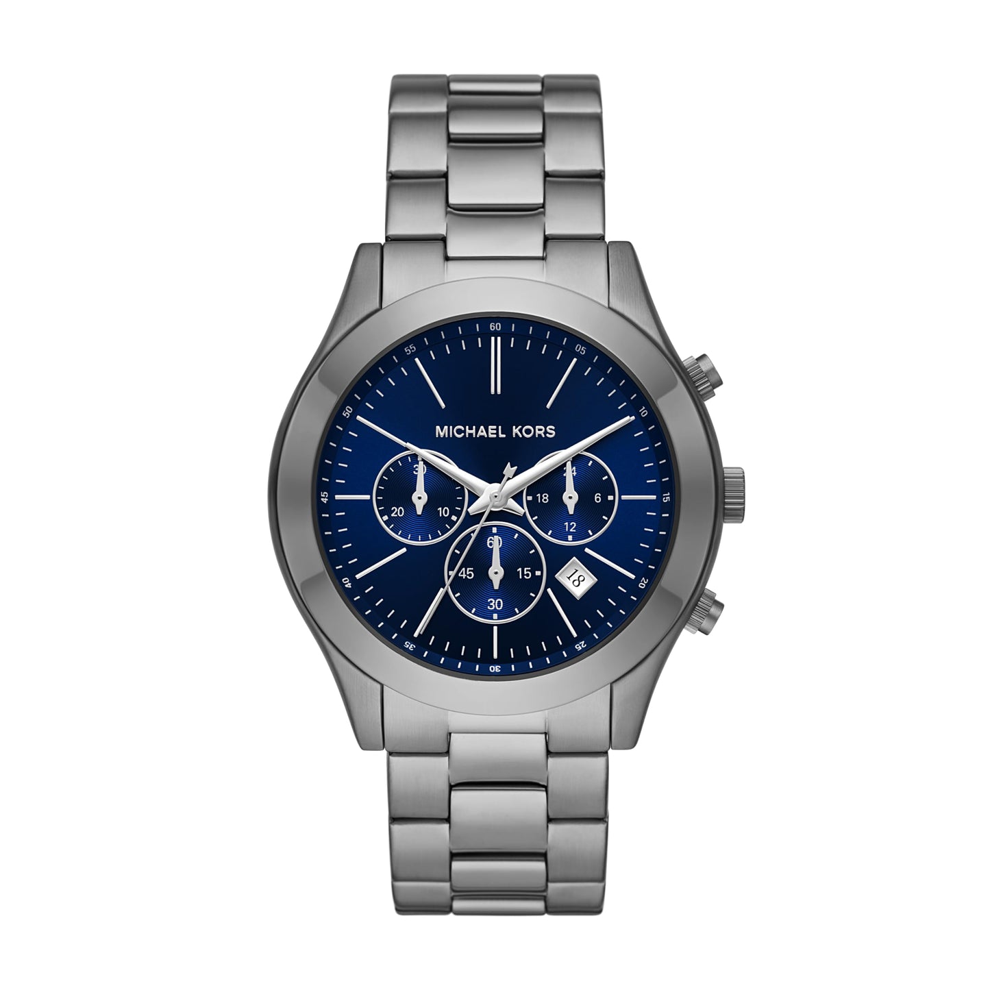 HOTMichael Kors Oversized Slim Runway Men's Watch, Stainless Steel Watch for Men