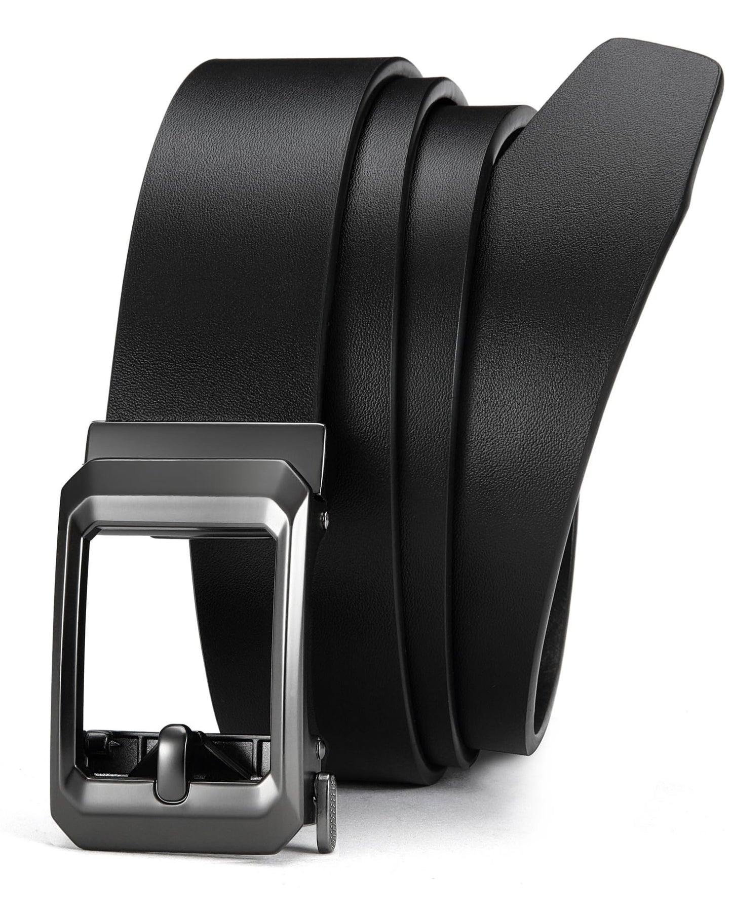 HOTCHAOREN Ratchet Belts for Men - 1.5" Mens Belt Genuine Leather for Causual Jeans - Customizable Style, Versatile Fit