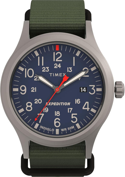 HOTTimex Expedition Scout 40mm Men’s Analog Watch | Luminous Hands | Durable Comfortable Adjustable Strap | 24 Hour Time | Rugged Outdoor Watch | 50M Water Resistance