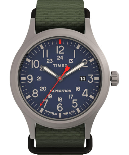 HOTTimex Expedition Scout 40mm Men’s Analog Watch | Luminous Hands | Durable Comfortable Adjustable Strap | 24 Hour Time | Rugged Outdoor Watch | 50M Water Resistance