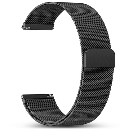 HOTGEAK 18mm 20mm 22mm Metal Watch Band Compatible with Garmin Vivoactive 5 Watch Bands, Vivoactive 6/3/Venu 3S/2S, Quick Release Stainless Steel Milanese Loop Mesh Strap for Venu 3/Venu 2 Men Women