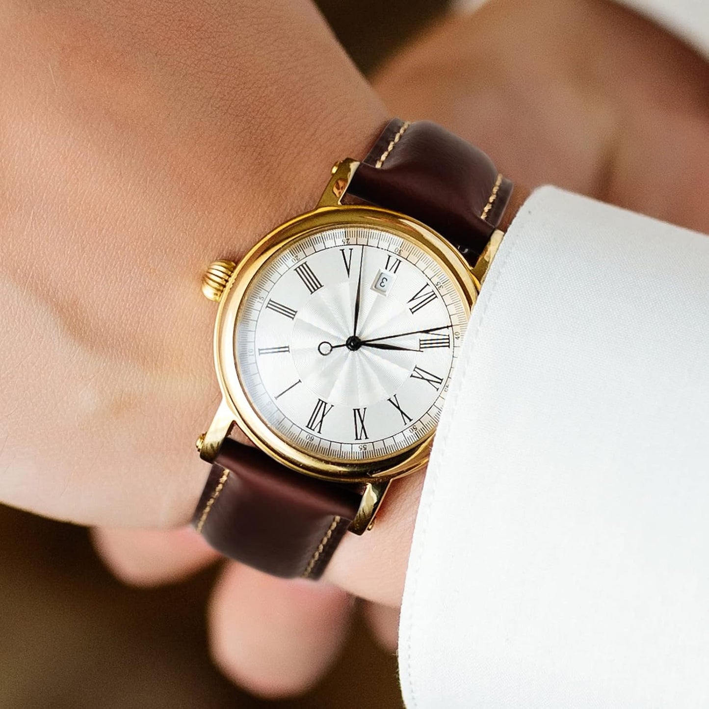 HOTRitche Christmas Gift Quick Release Leather Watch Bands Genuine Watch Straps for Men Women Top Grain Leather Watch Strap, White Elephant Gifts, Stocking Stuffers for Men, Father's Day gifts