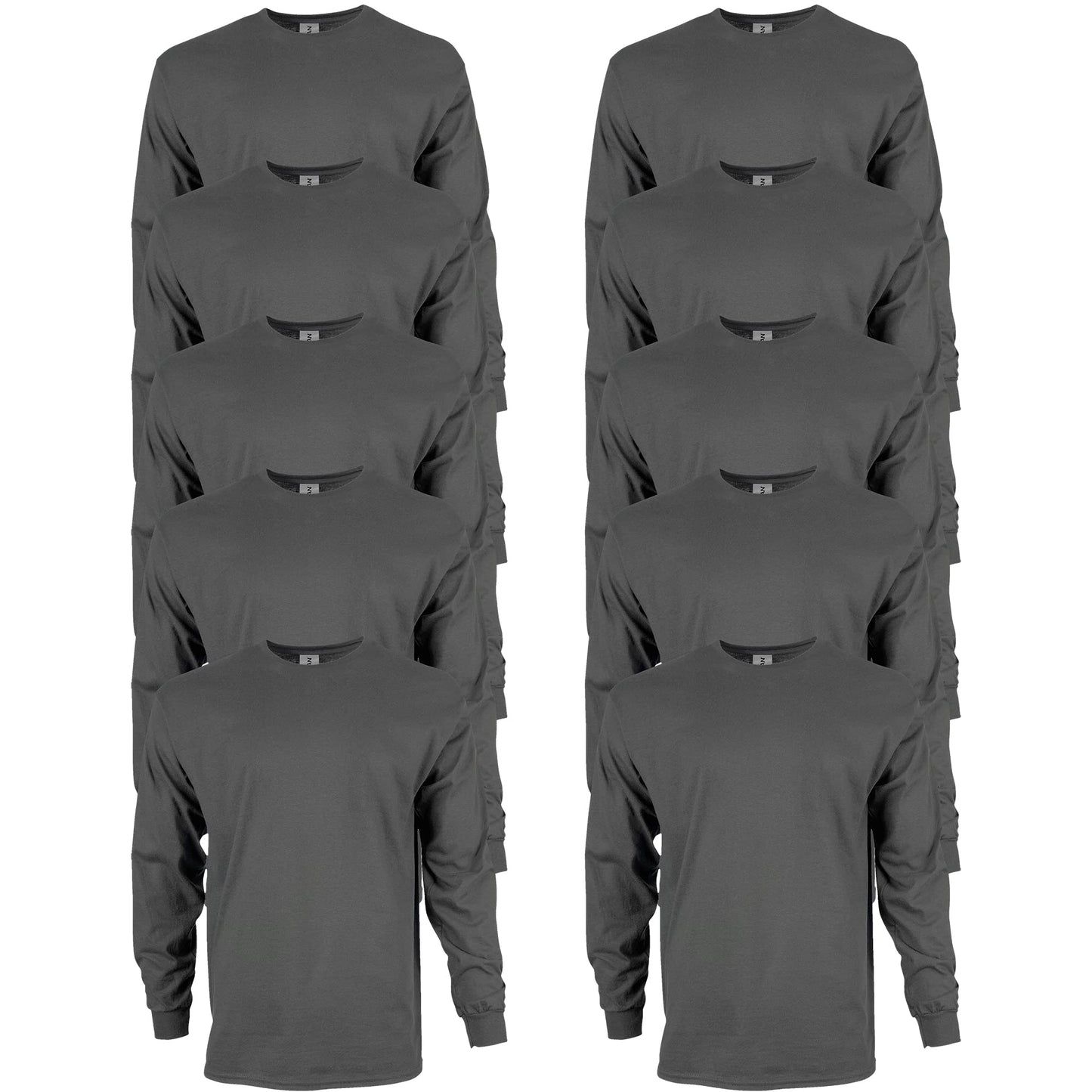 HOTGildan Adult Ultra Cotton Long Sleeve T-Shirt, Style G2400, Multipack