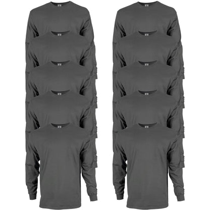 HOTGildan Adult Ultra Cotton Long Sleeve T-Shirt, Style G2400, Multipack