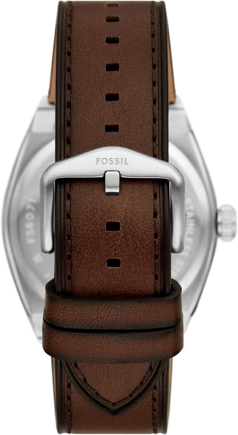 HOTFossil Men's Everett Quartz Stainless Steel Watch, Three-Hand Watch for Men
