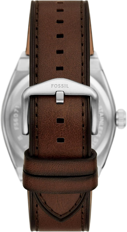 HOTFossil Men's Everett Quartz Stainless Steel Watch, Three-Hand Watch for Men