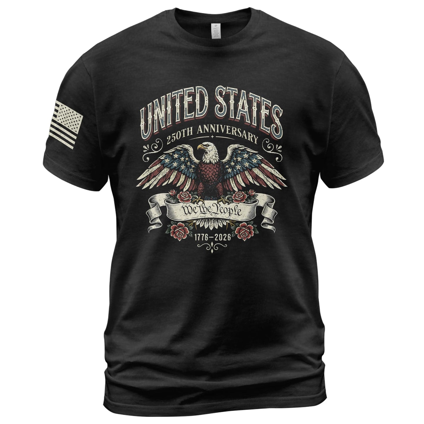 HOTPatriotic Shirts for Men, USA Eagle Graphic Shirts for Men | Mark 250 years of American spirit with these unique commemorative tees, designed for bold style and lasting comfort